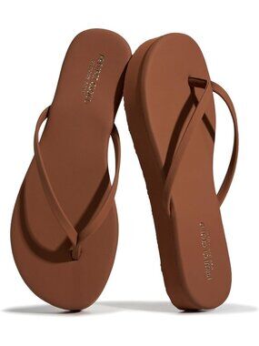 Women's Choco Summer Lightweight Non-Slip Memory Foam Insole Flip Flops Sandals